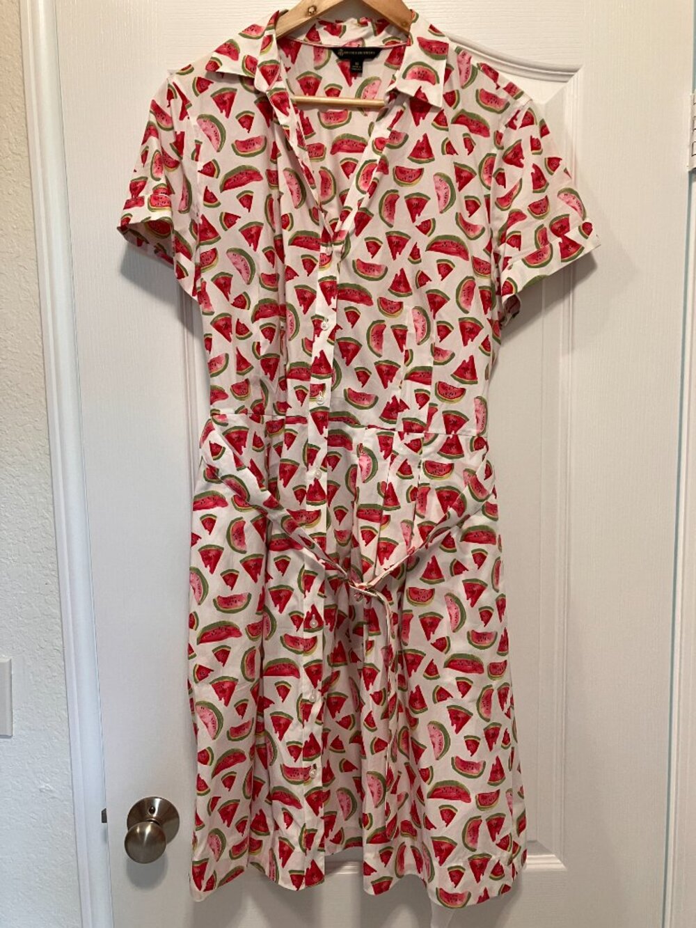 Brooks Brothers - Watermelon pattern dress - Size 16 - Picture 5 of 7